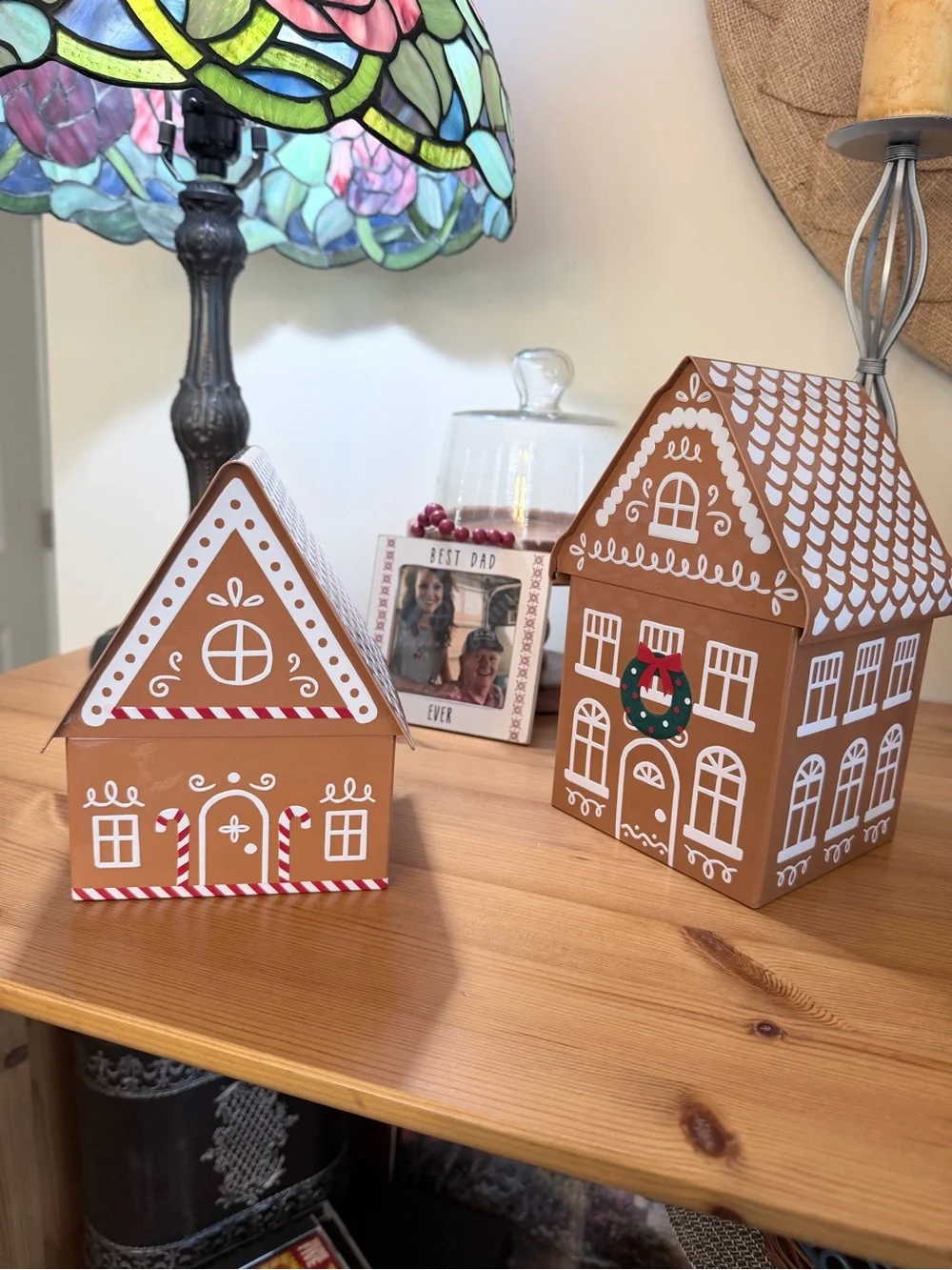 Set of Gingerbread House Tins